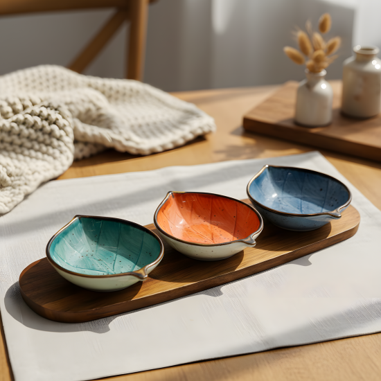 Nuts Bowl Set - 3 Pcs